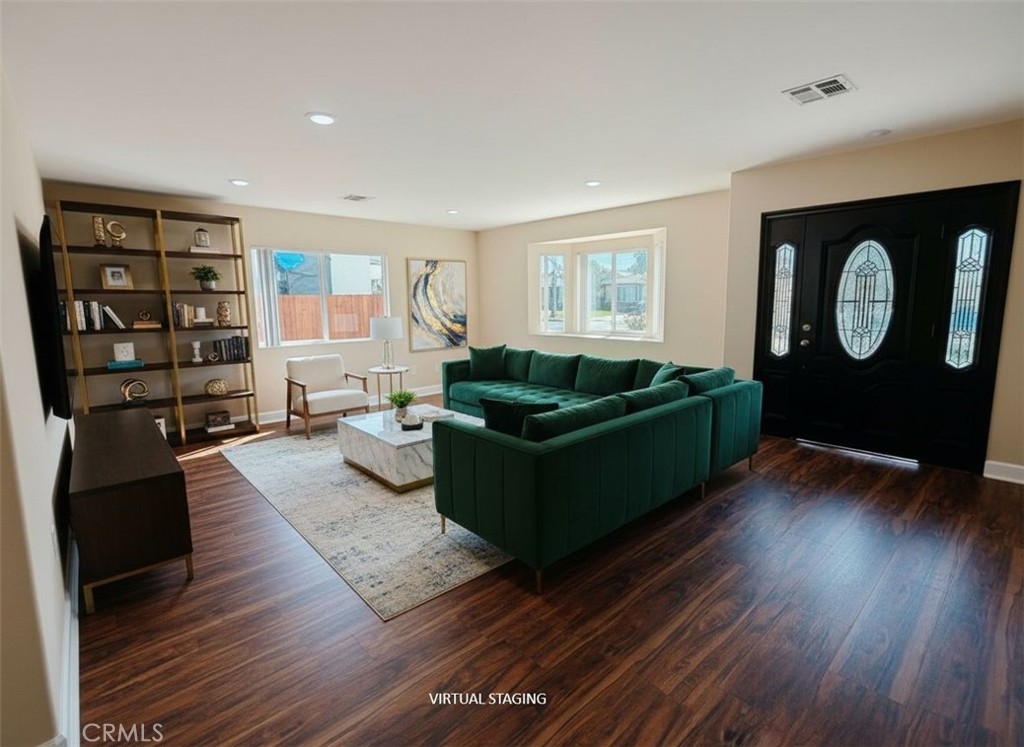 2523 Maynard Drive Duarte, CA 91010 - Photo 20 of 61 a living room with furniture and a wooden floor