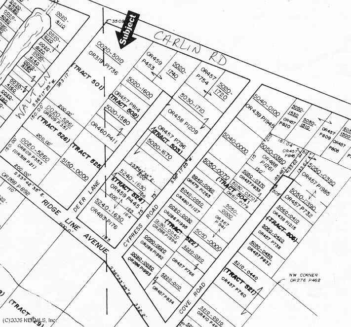 0 Carlin Road Satsuma, FL 32189 - Photo 1 of 1 Plat Map