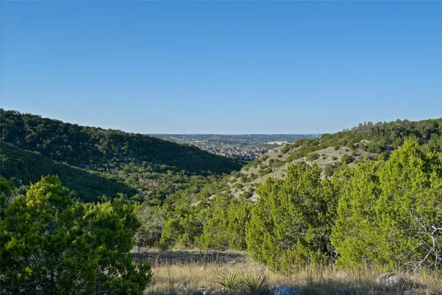 a view of a large body of water and mountain view