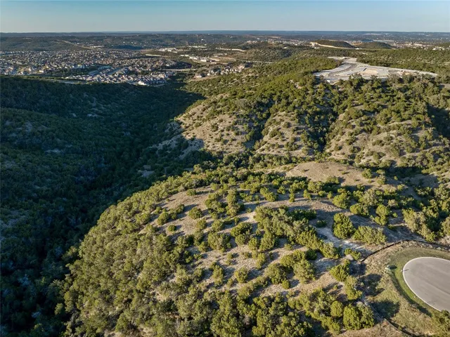 view of a lake with a city
