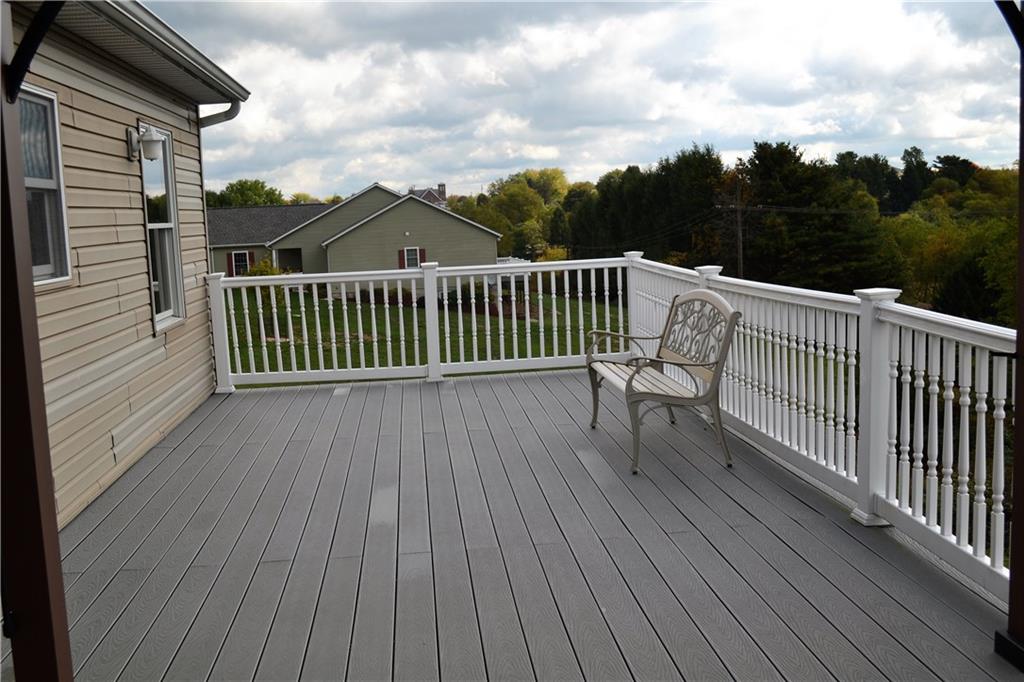 192 Elderton Heights Road Elderton, PA 15736 - Photo 15 of 20 TREX deck with vinyl railing - great place to entertain!