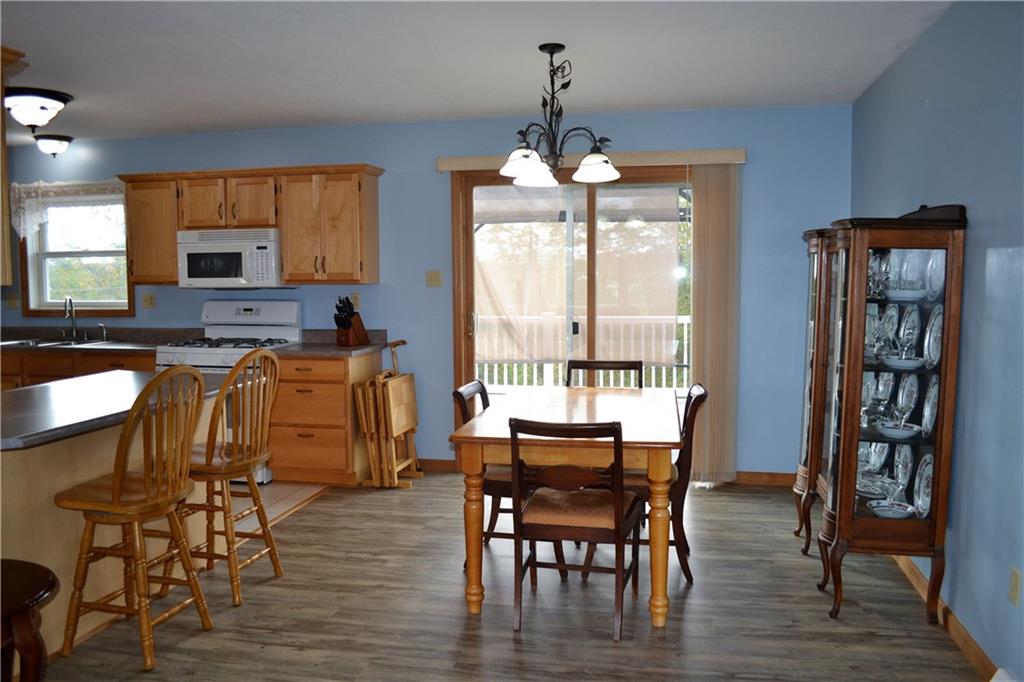 192 Elderton Heights Road Elderton, PA 15736 - Photo 5 of 20 Dining room with sliding doors to the deck.