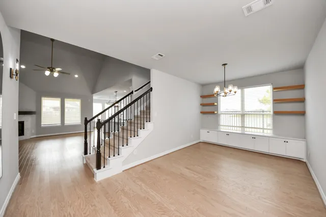 a view of livingroom with natural light