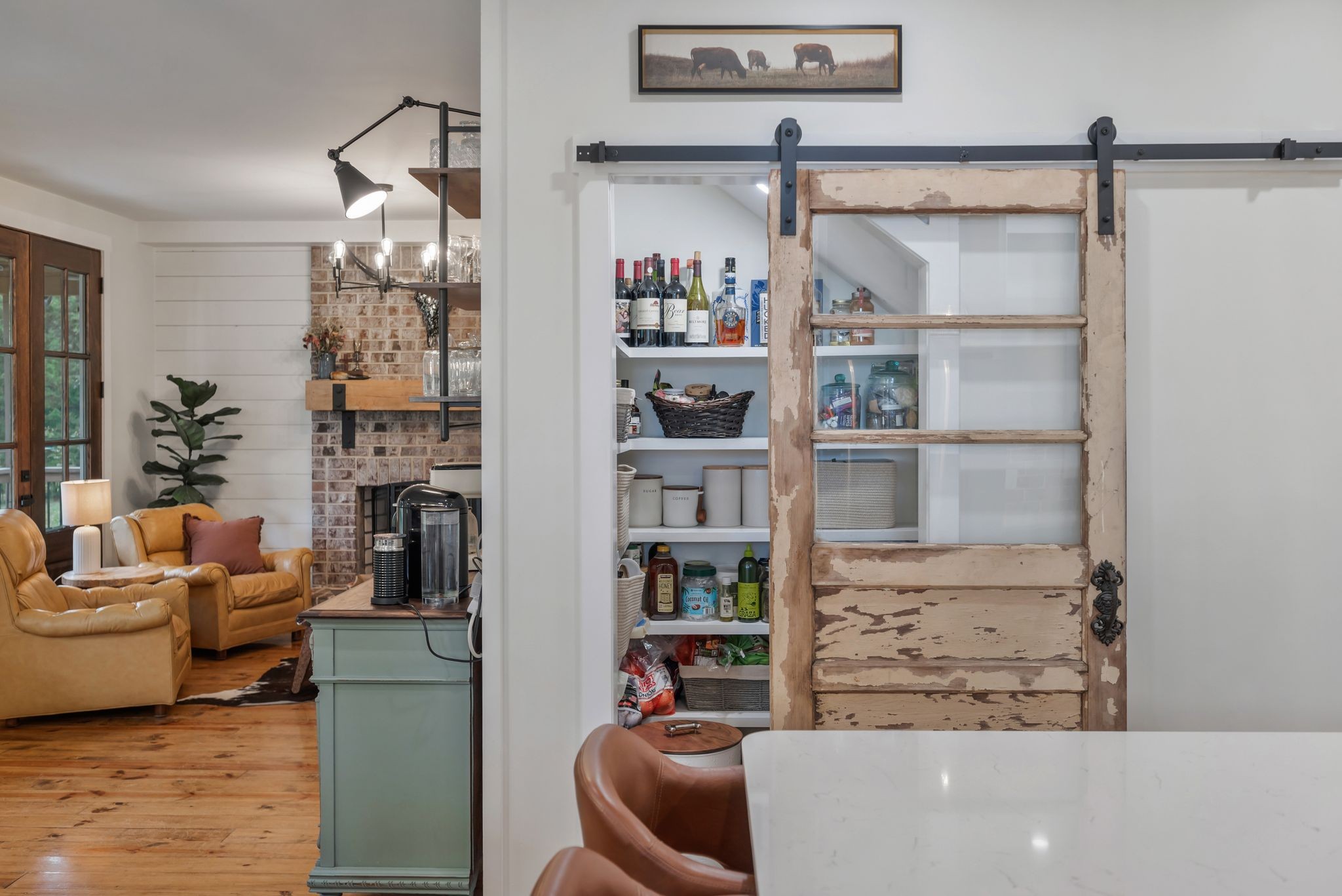1006 Cherokee Trail Springfield, TN 37172 - Photo 12 of 49 a living room with furniture and a book shelf