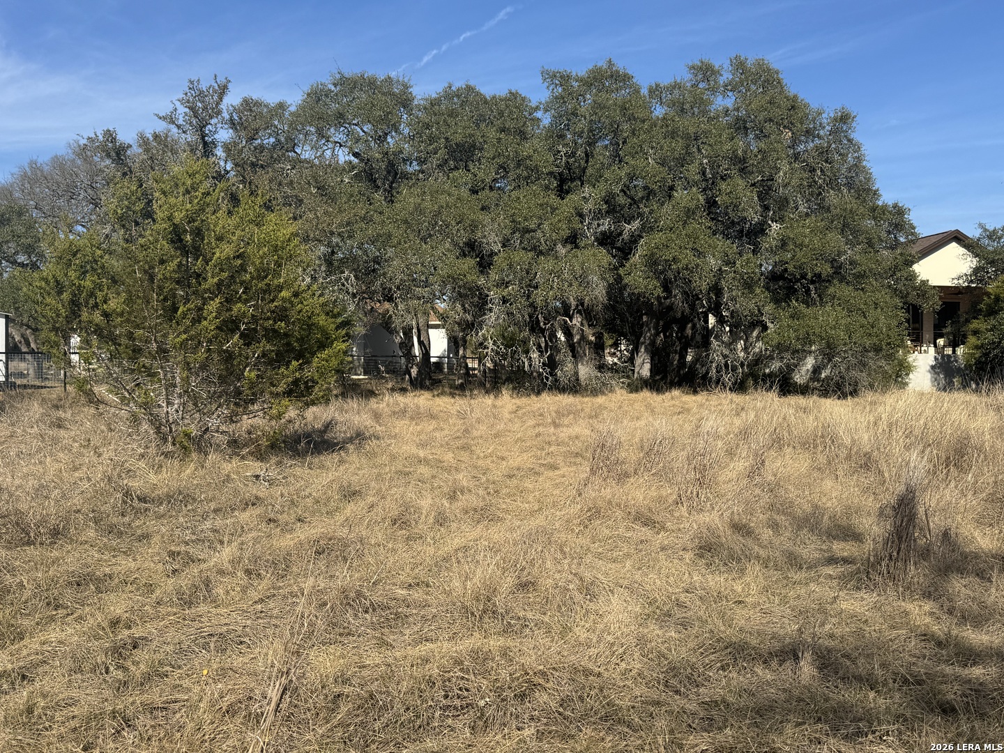 223 George Dolson Blanco, TX 78606 - Photo 10 of 16 a view of a yard covered with snow in front of house