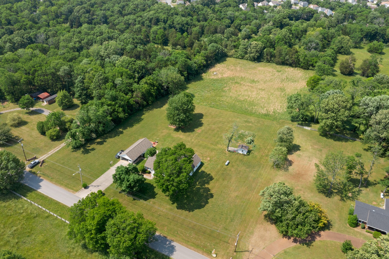4100 Maxwell Road Antioch, TN 37013 - Photo 2 of 24 an aerial view of a residential houses with yard