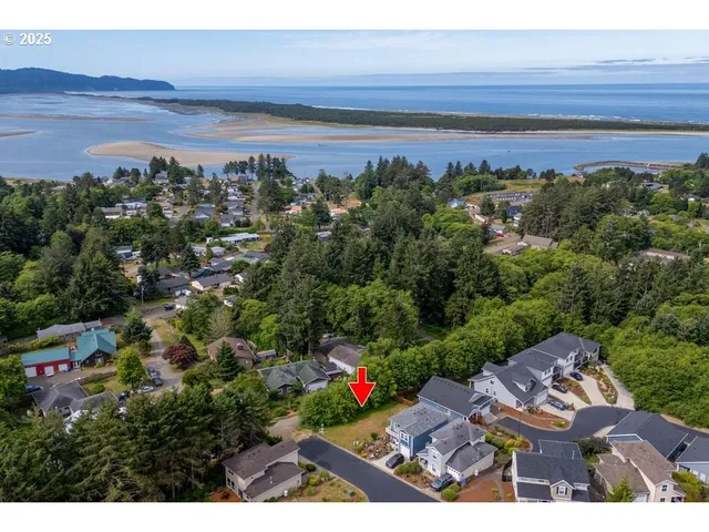 a view of lake and yard