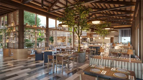 a backyard of a house with a yard and outdoor seating