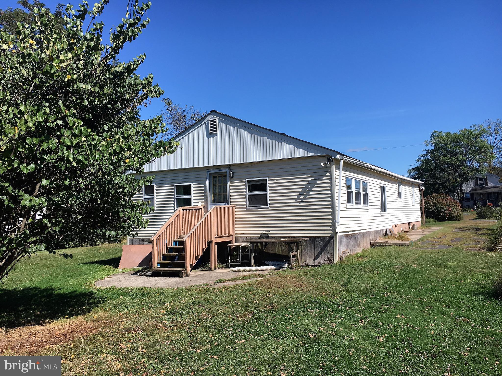 Rear of home.