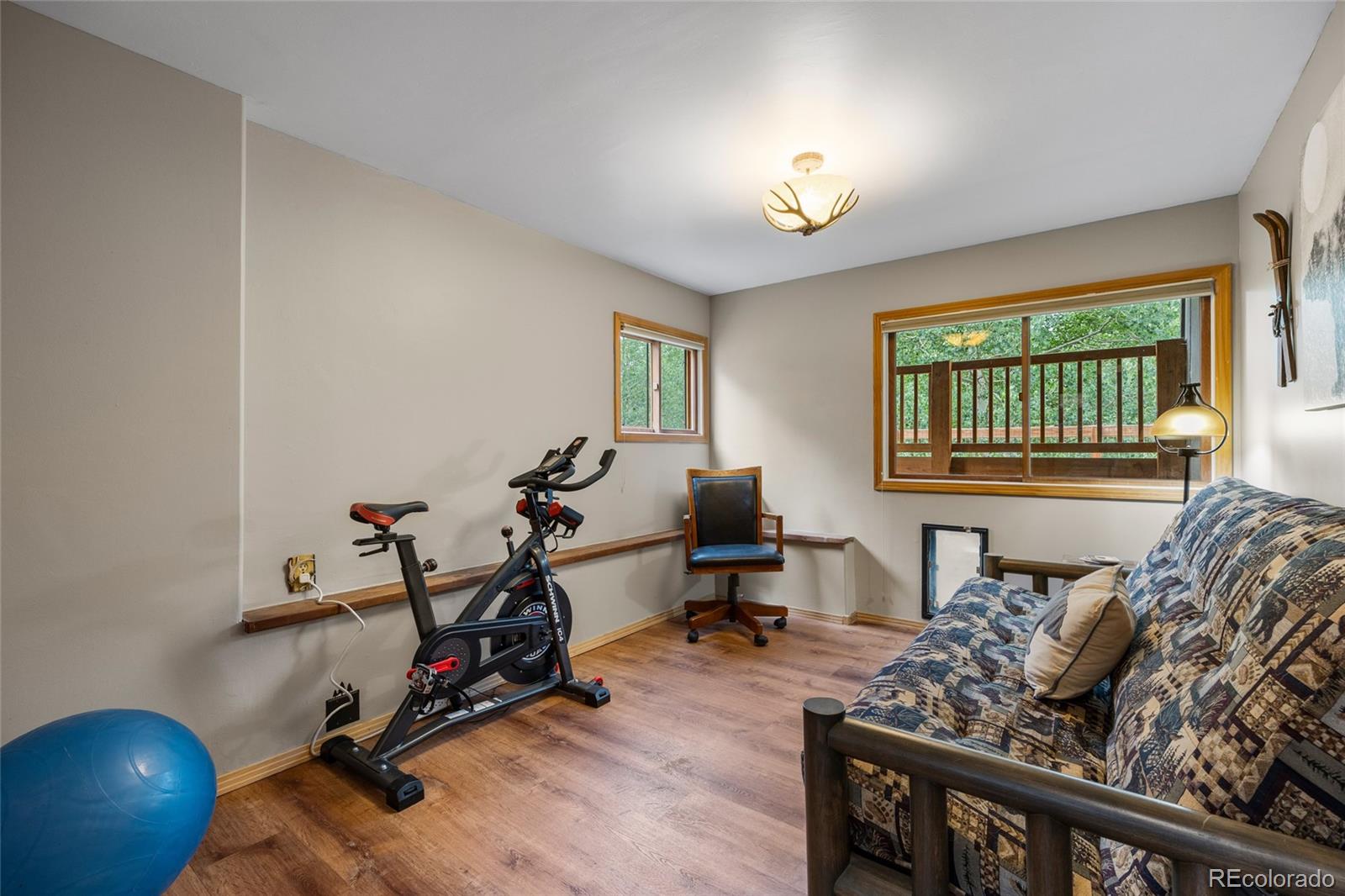 193 Twilight Terrace Drive Bailey, CO 80421 - Photo 34 of 50 a view of a workspace with furniture and a window