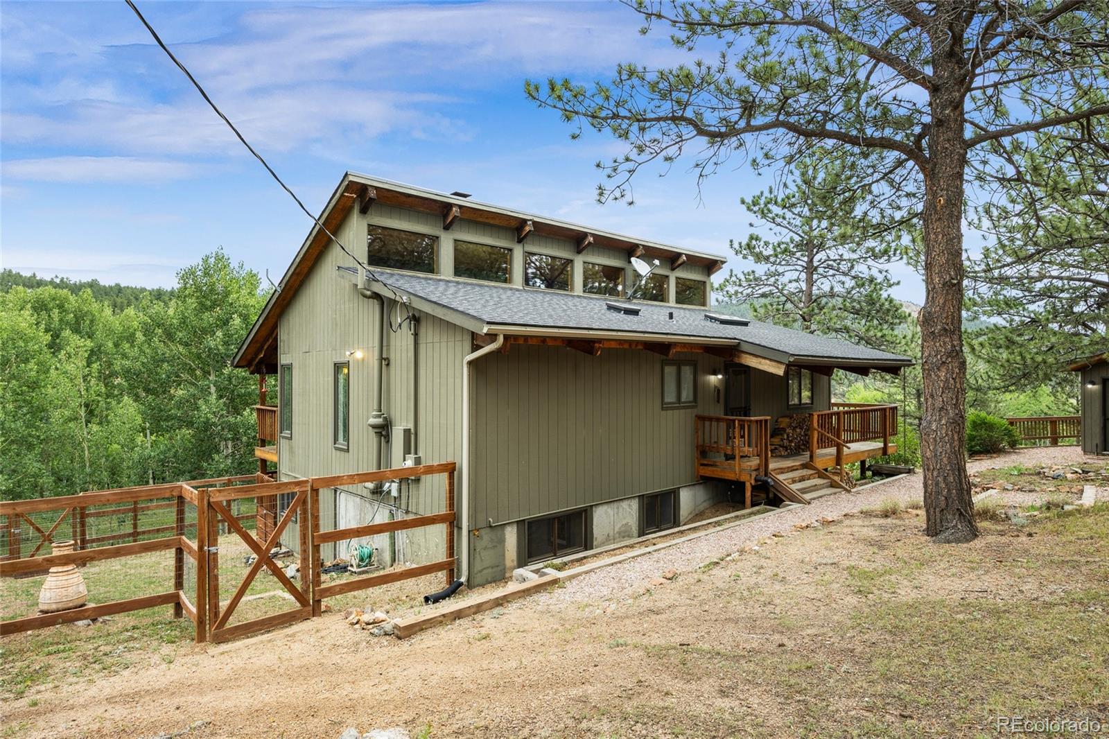 193 Twilight Terrace Drive Bailey, CO 80421 - Photo 46 of 50 a view of a house with a patio
