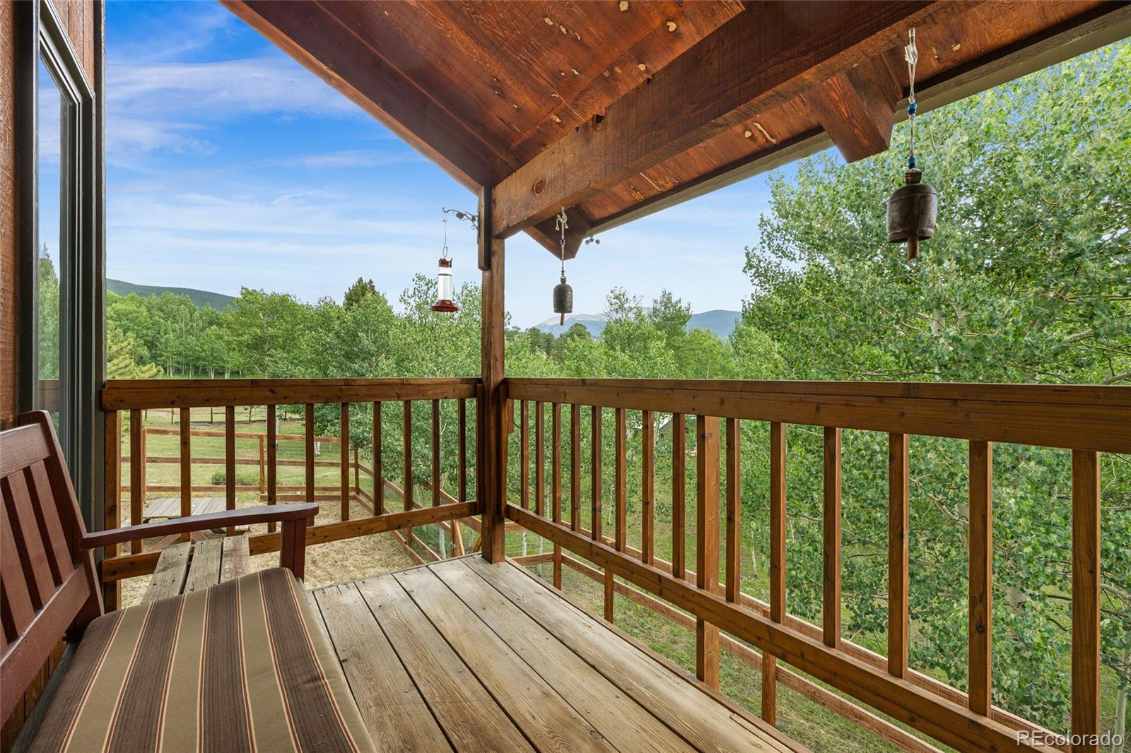 193 Twilight Terrace Drive Bailey, CO 80421 - Photo 6 of 50 a view of balcony with wooden floor