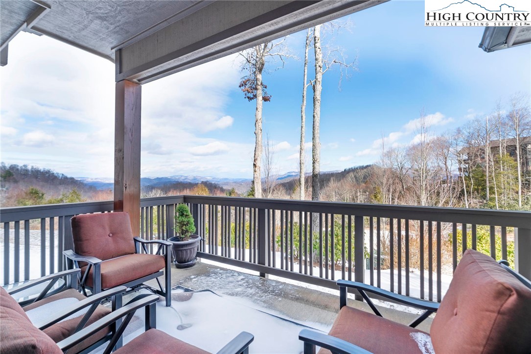 152 Red Tail Summit, Unit CI2 Boone, NC 28607 - Photo 10 of 33 a view of a balcony with furniture