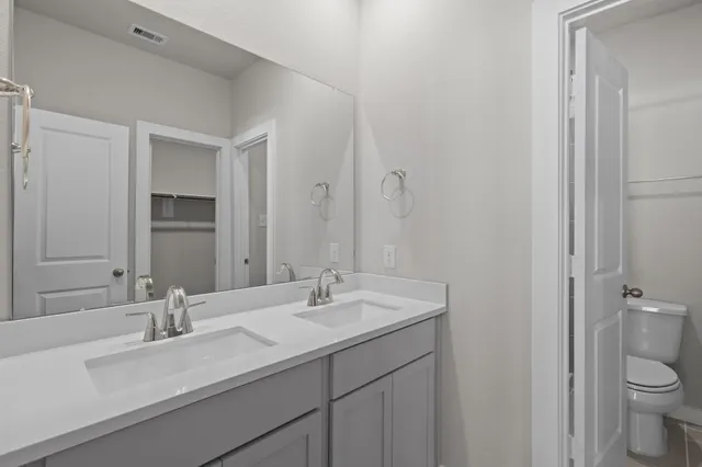 a bathroom with a sink and a toilet