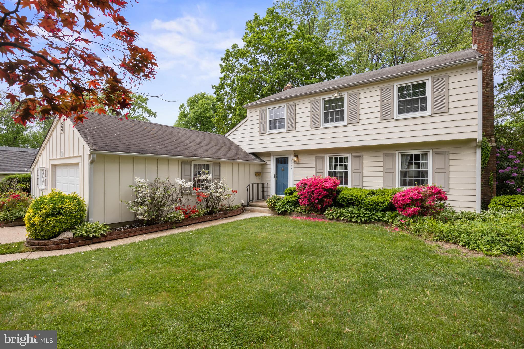 100 Sawmill Road Cherry Hill, NJ 08034 - Photo 1 of 35 a front view of a house with yard and a garage
