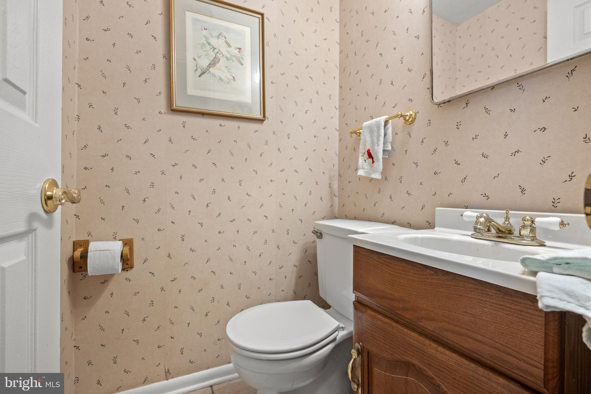 100 Sawmill Road Cherry Hill, NJ 08034 - Photo 18 of 35 a bathroom with a granite countertop toilet sink and mirror