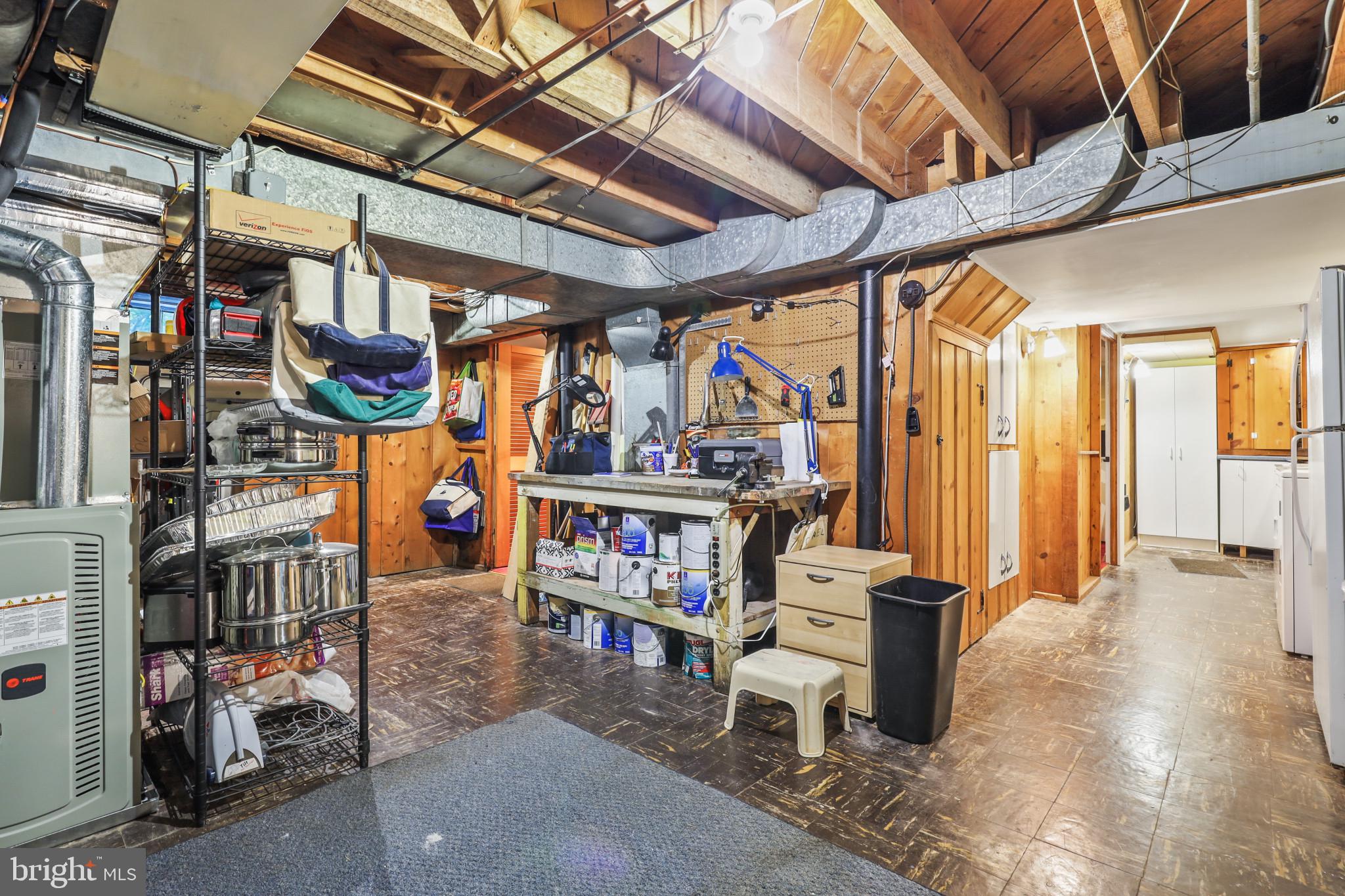 605 Piccadilly Road Towson, MD 21204 - Photo 53 of 62 Unfinished basement -storage