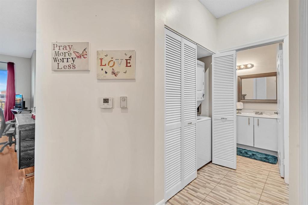 7802 Trent Drive, Unit 406 Fort Lauderdale, FL 33321 - Photo 30 of 70 a bathroom with a sink and a mirror