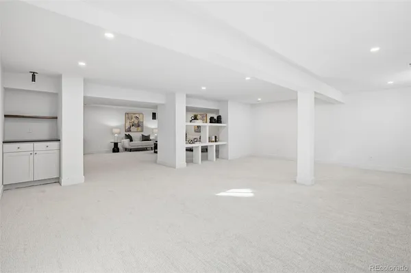 a view of a livingroom with a furniture