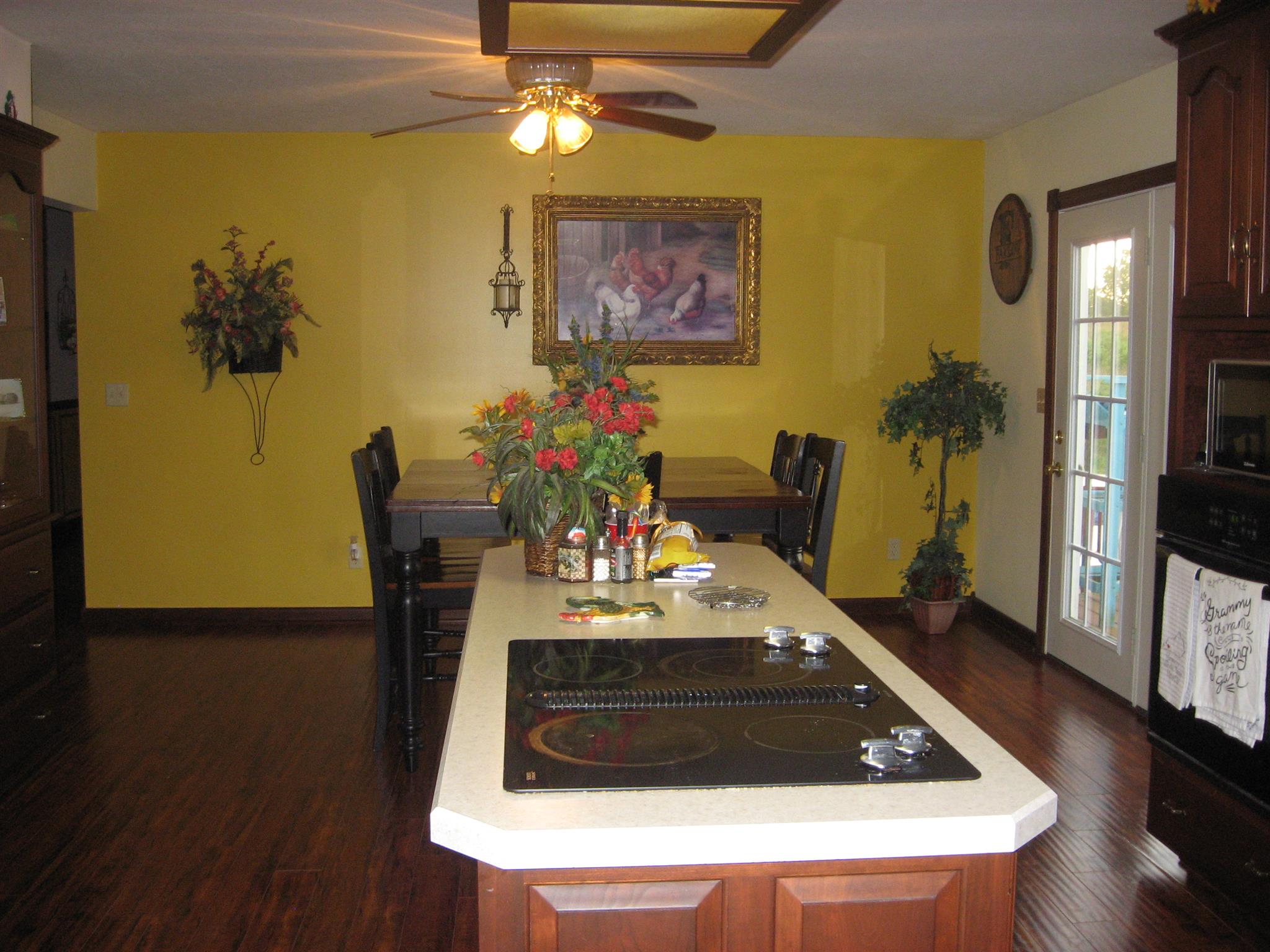 8811 Greenville Road Elkton, KY 42220 - Photo 11 of 29 view from kitchen with island to dining area