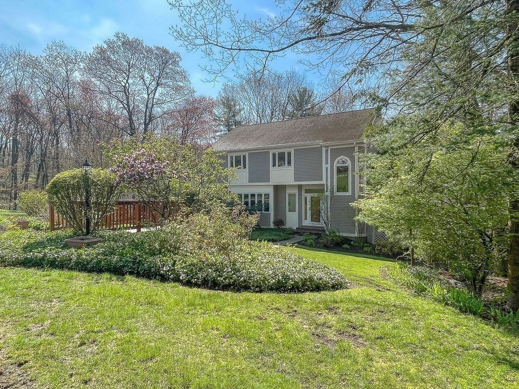 4 Woods End Needham, MA 02492 - Photo 3 of 31 a view of backyard of house with green space