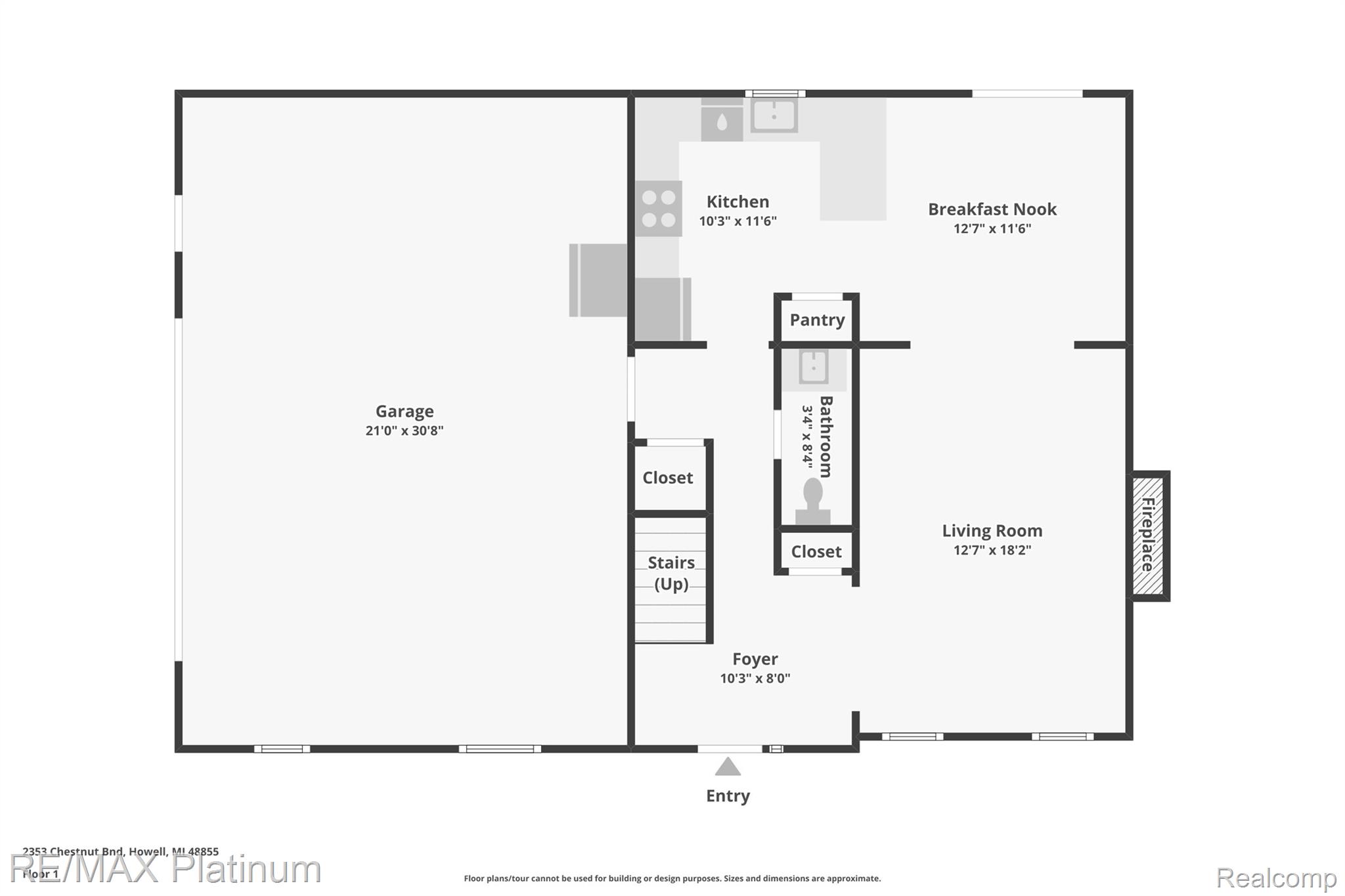 2353 Chestnut Bend Howell, MI 48855 - Photo 24 of 25 Floor plan