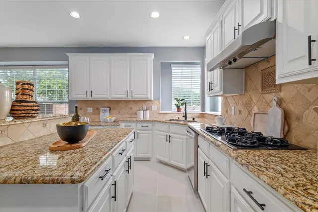a kitchen with a stove a sink and a refrigerator