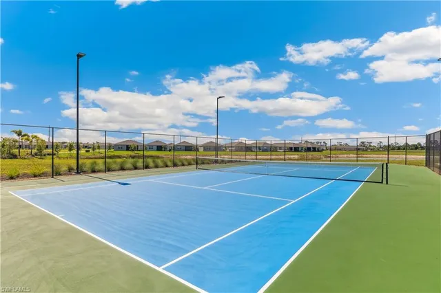 a view of a tennis court