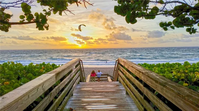 a view of a terrace with outdoor seating