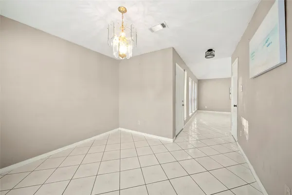 a view of an empty room