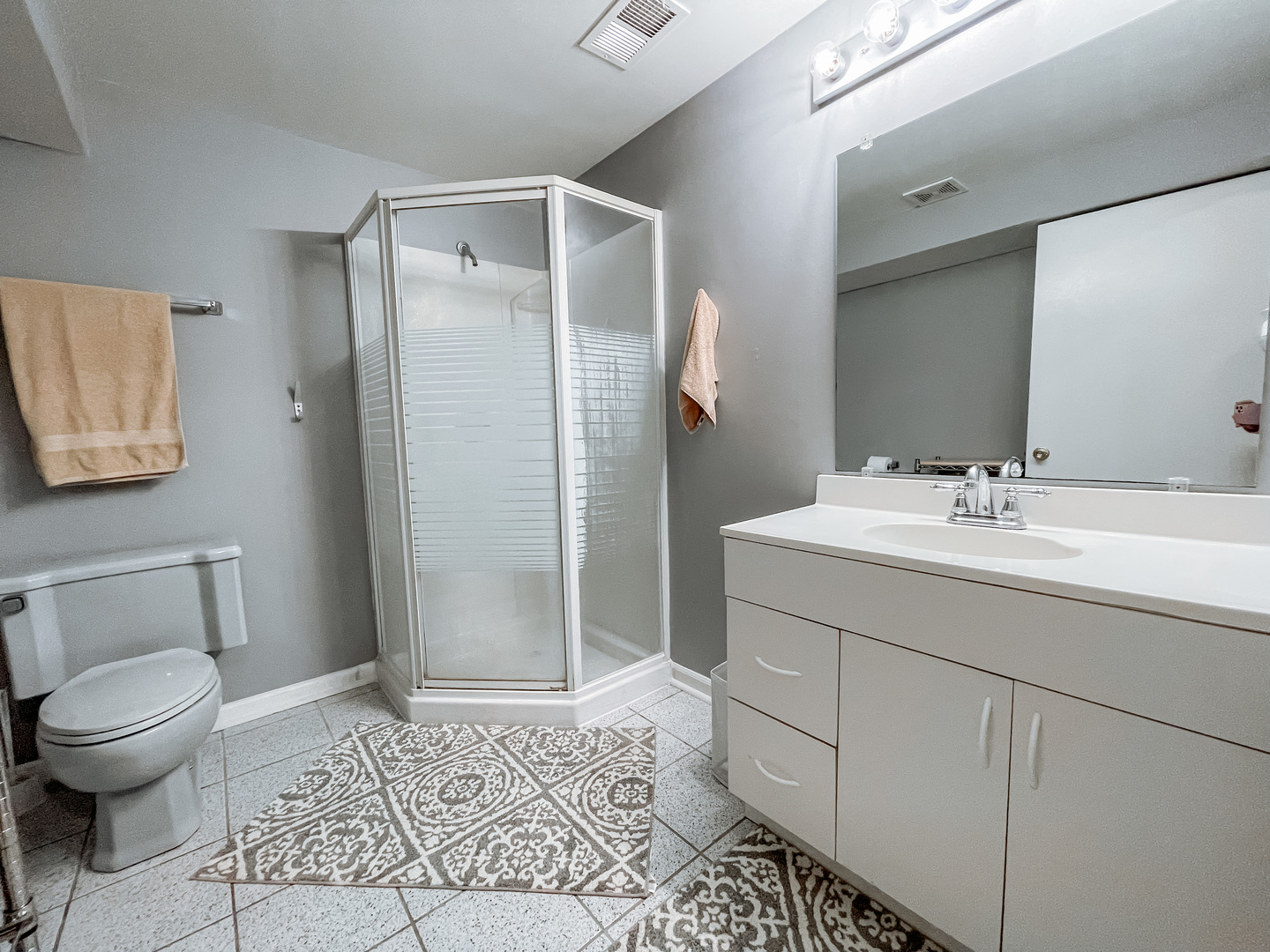 3205 Old Castle Road Joliet, IL 60431 - Photo 22 of 25 a bathroom with a sink toilet and shower