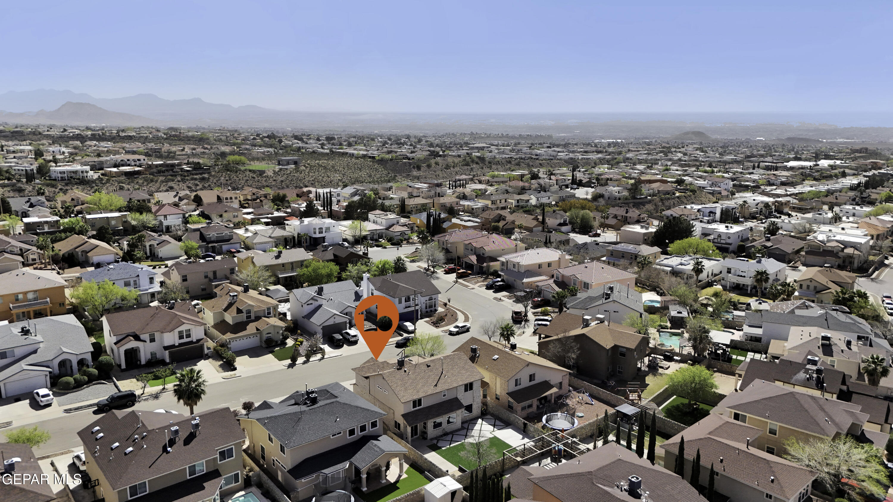 6341 Cougar Ridge Lane El Paso, TX 79912 - Photo 71 of 71 an aerial view of a city