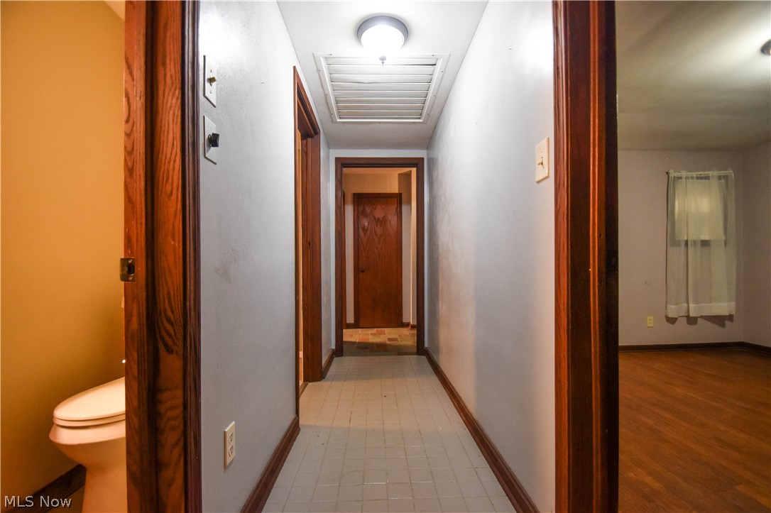 9506 Kirk Road North Jackson, OH 44451 - Photo 19 of 50 Hallway featuring light wood-type flooring