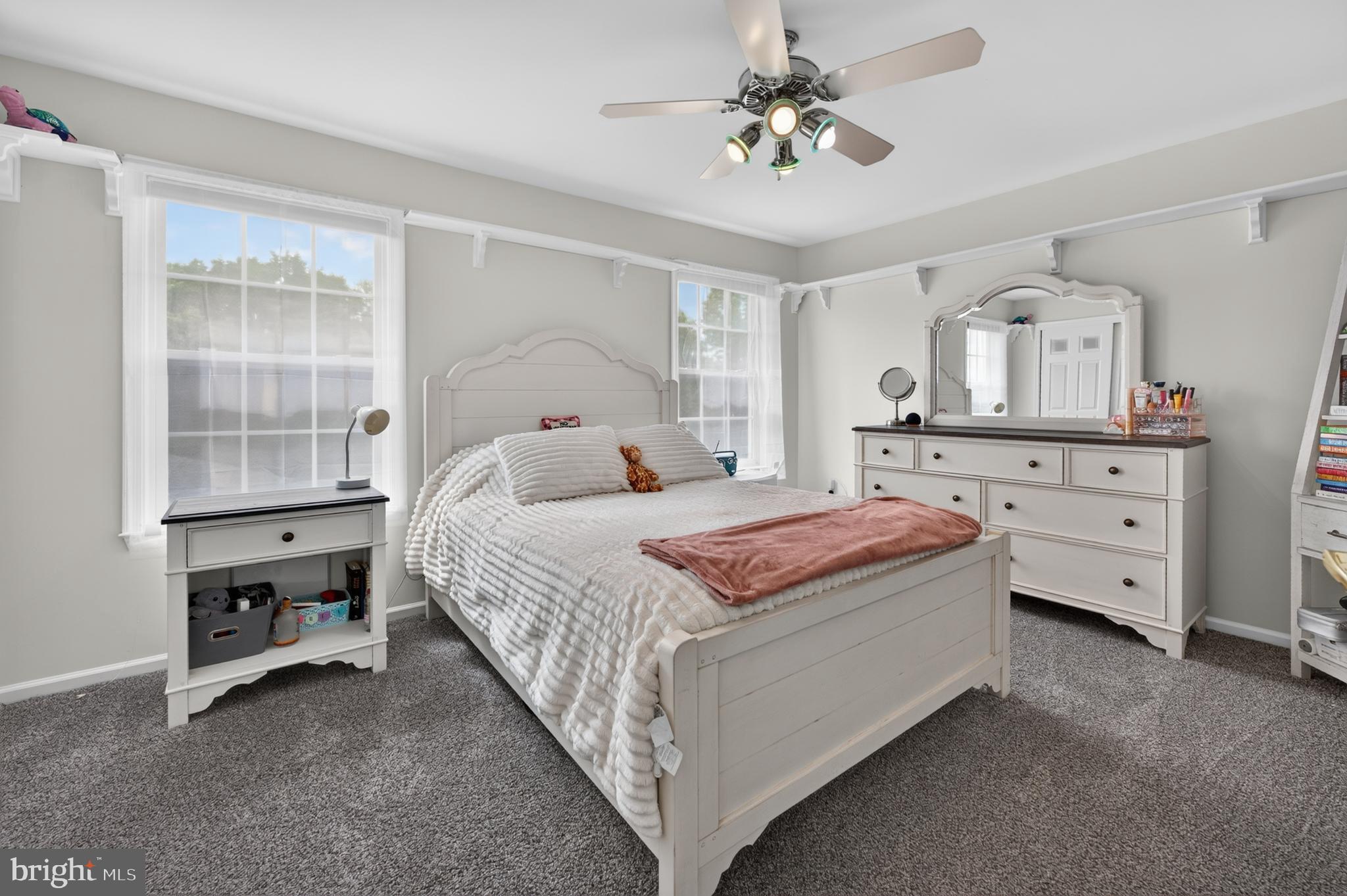 712 Rachael Drive Mickleton, NJ 08056 - Photo 31 of 67 Bedroom 1 w/ceiling fan & shelving