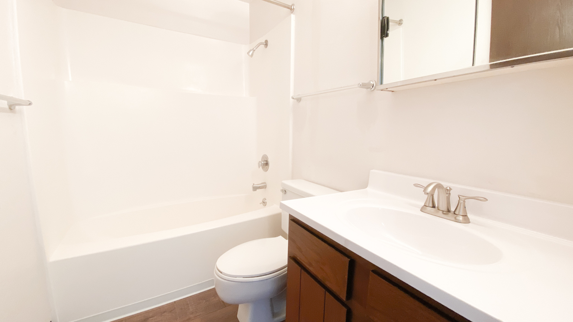 2 Michael Street, Unit 1 Streator, IL 61364 - Photo 3 of 8 a bathroom with a sink a toilet and shower