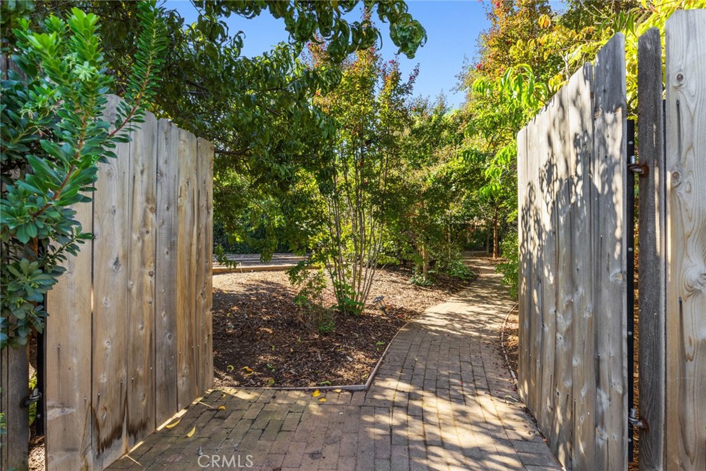 38 Lacewing Court Chico, CA 95973 - Photo 35 of 46 a view of a back yard from a corridor