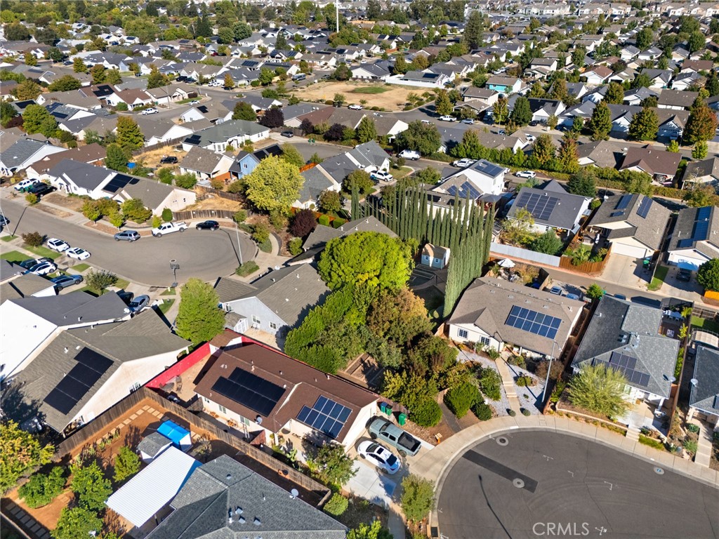 38 Lacewing Court Chico, CA 95973 - Photo 41 of 46 an aerial view of a building with outdoor space