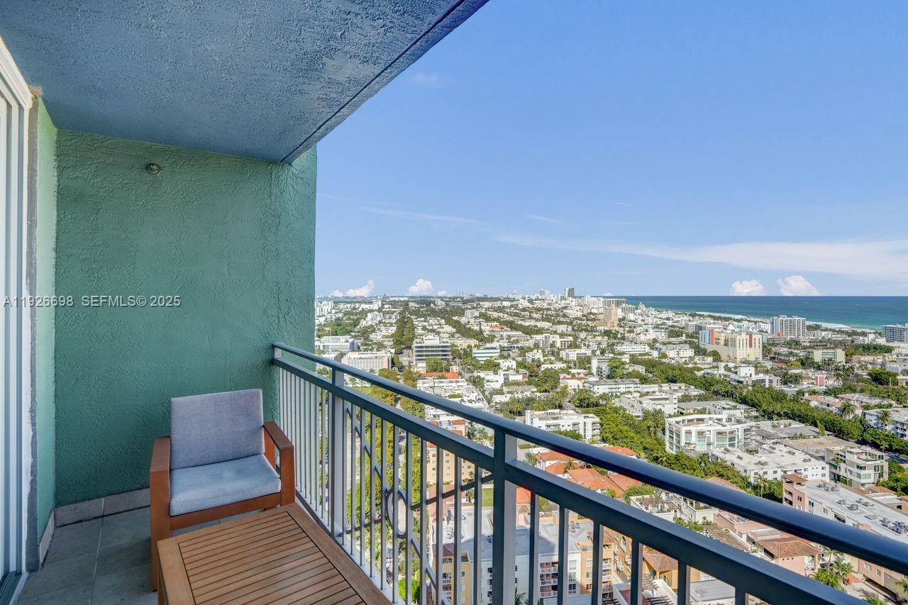90 Alton Road, Unit 2907 Miami Beach, FL 33139 - Photo 10 of 42 a view of city from balcony
