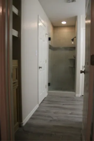 a view of a bathroom