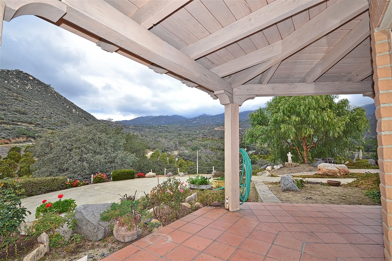 36880 Magee Road Pala, CA 92059 - Photo 22 of 25 PORCH OUTSIDE THE KITCHEN.