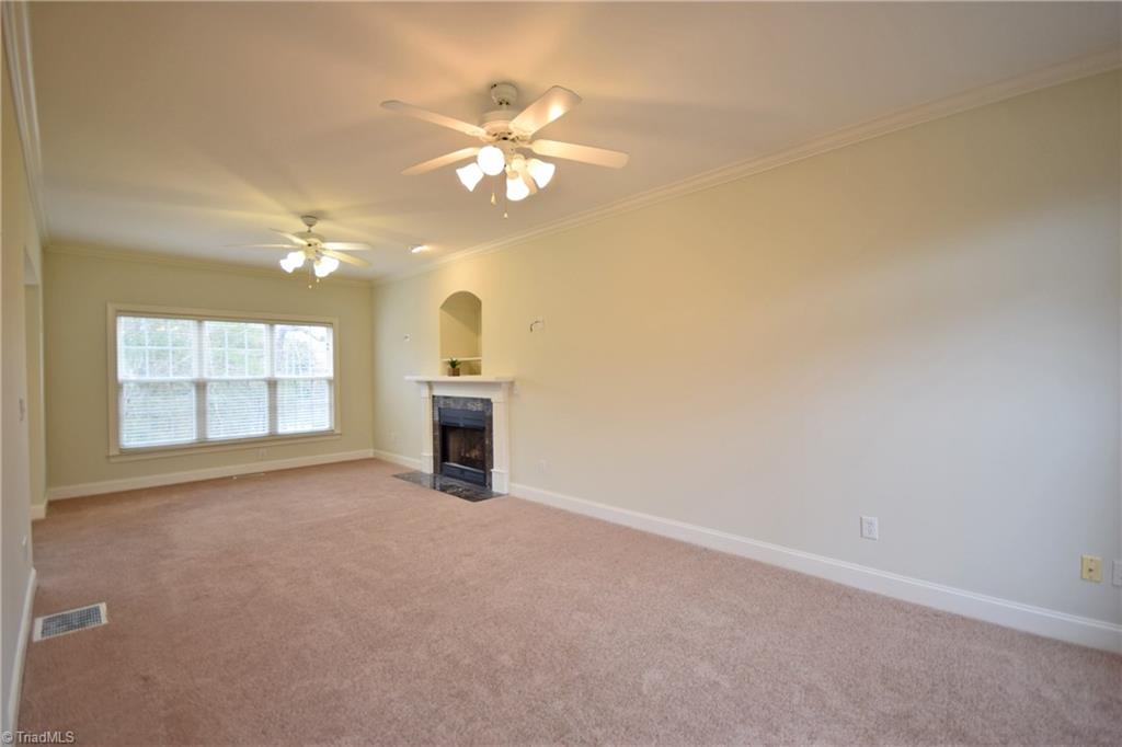 4021 Clinard Road Clemmons, NC 27012 - Photo 7 of 23 Living Room with fireplace and plenty of light