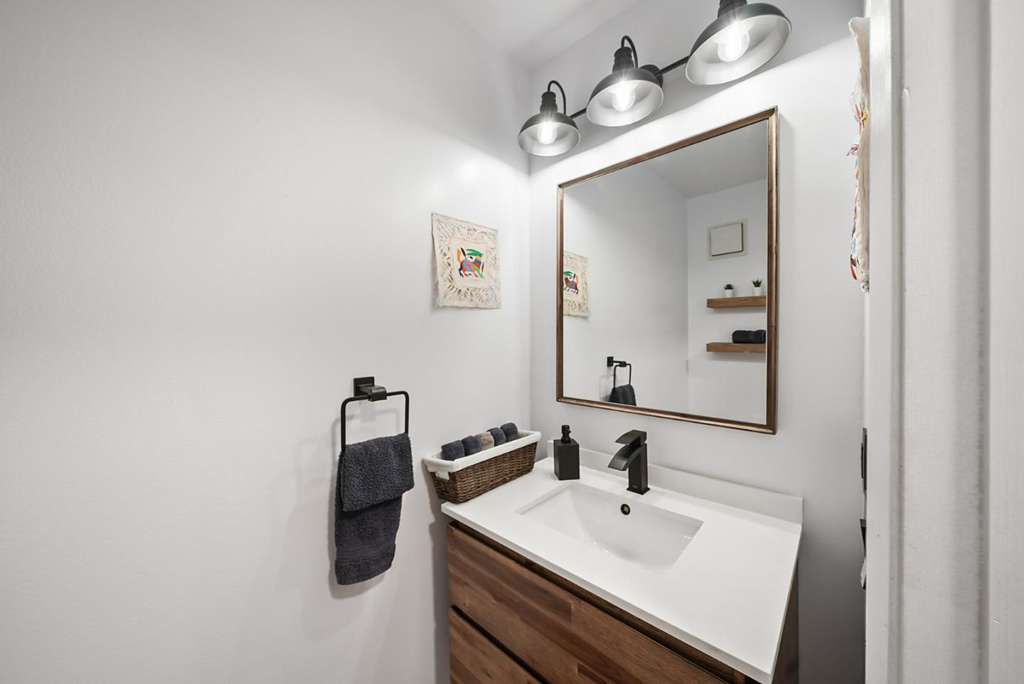 252 Bay Vista Circle Sausalito, CA 94965 - Photo 12 of 35 a bathroom with a sink a toilet and mirror