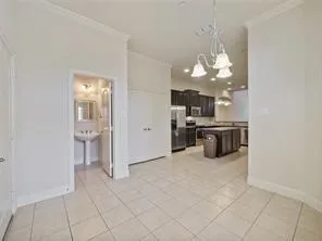 a view of a kitchen with a sink