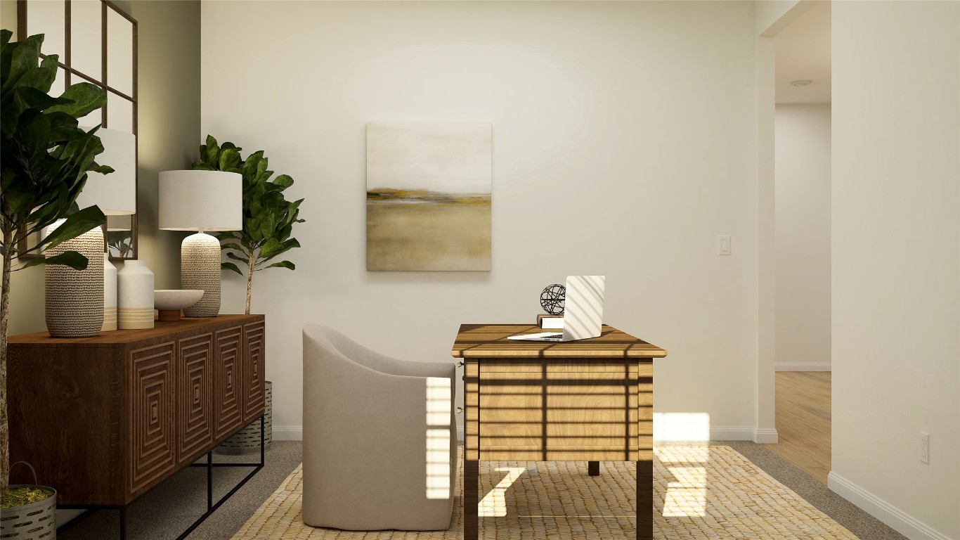 1304 Rosedale Boulevard Georgetown, TX 78628 - Photo 21 of 26 a view of living room with furniture and wooden floor
