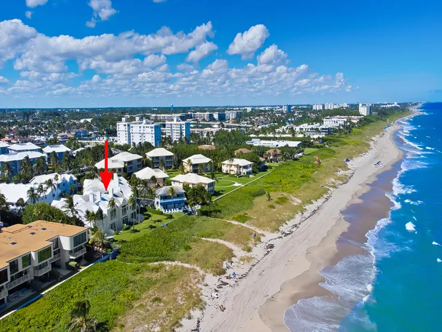 a view of an ocean beach