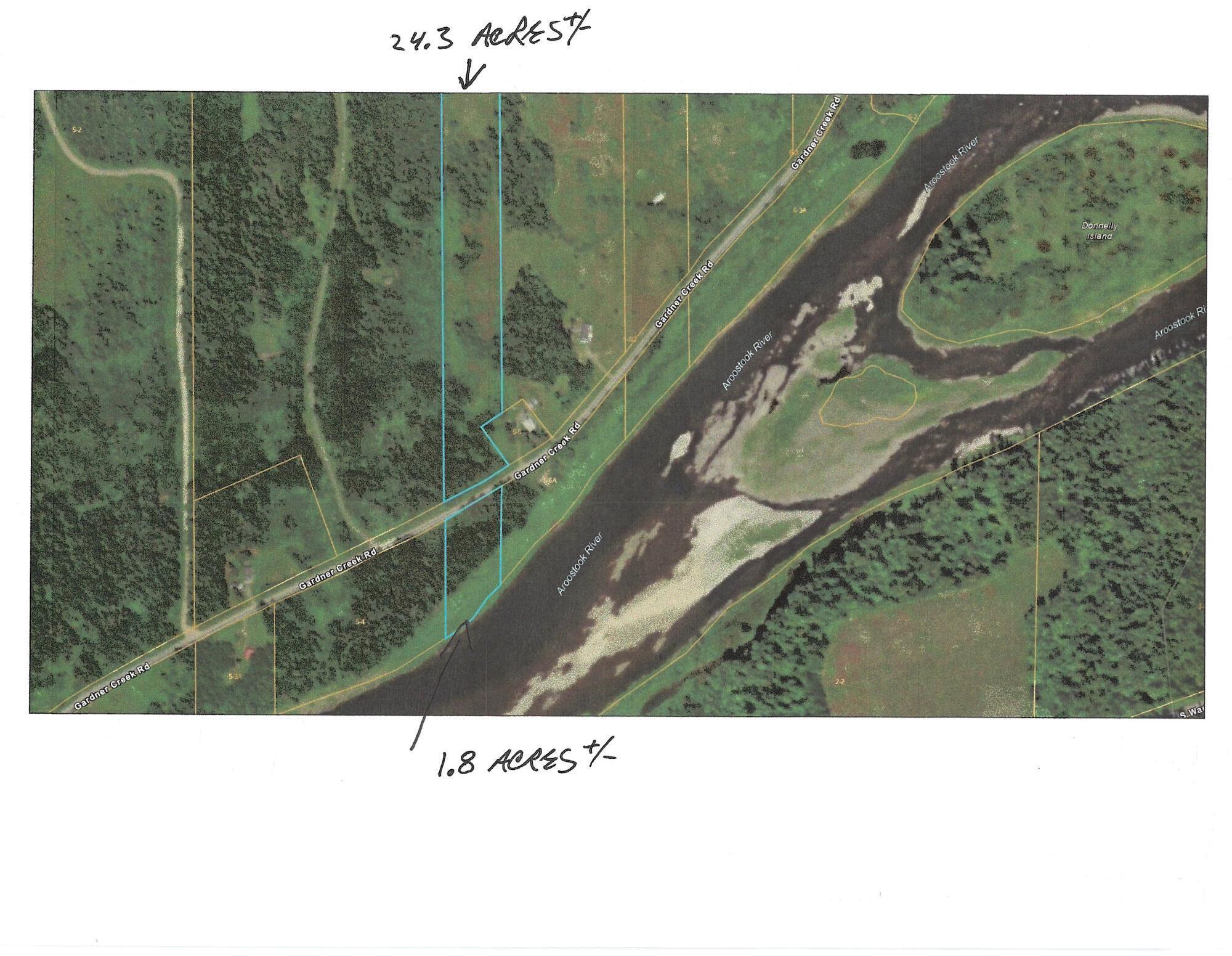 722 Gardner Creek Road Washburn, ME 04786 - Photo 3 of 3 Plot Plan - Shoreland