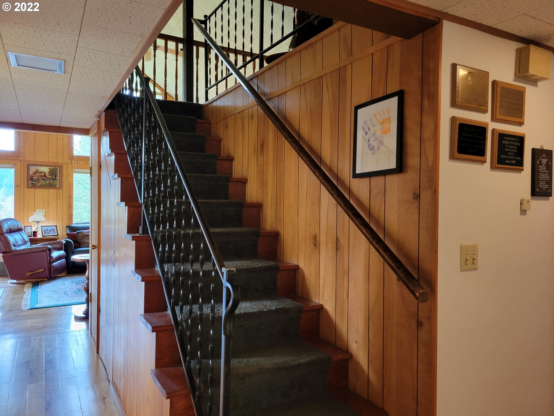 5064 Henderer Road Elkton, OR 97436 - Photo 12 of 32 a view of entryway and hall with wooden floor