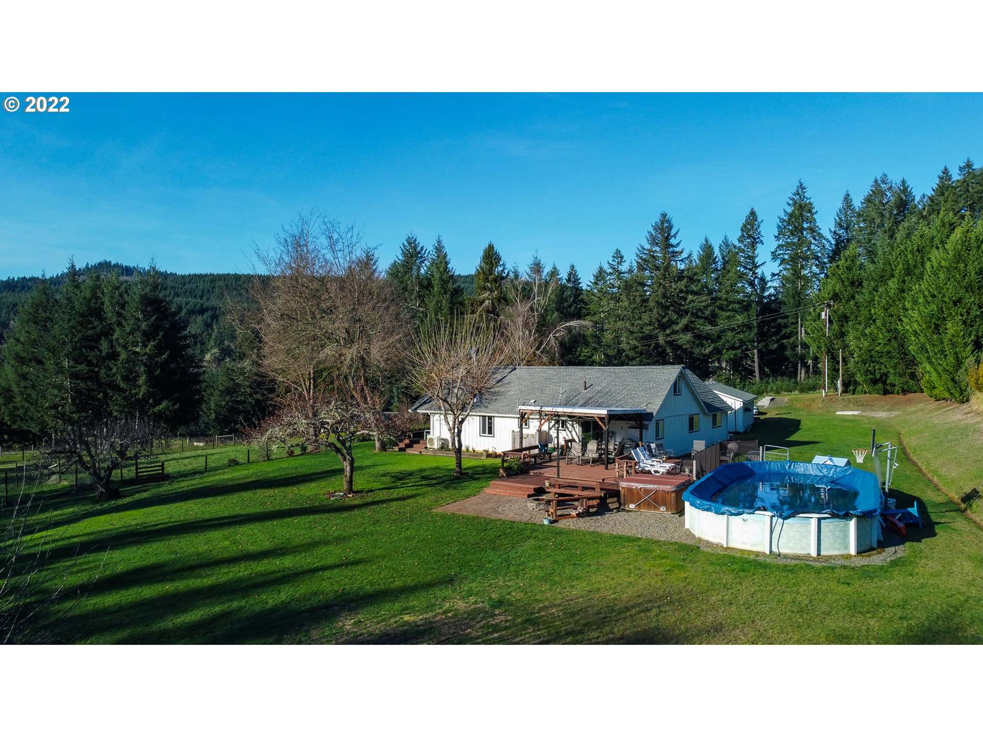 5064 Henderer Road Elkton, OR 97436 - Photo 25 of 32 a view of an outdoor space and a yard