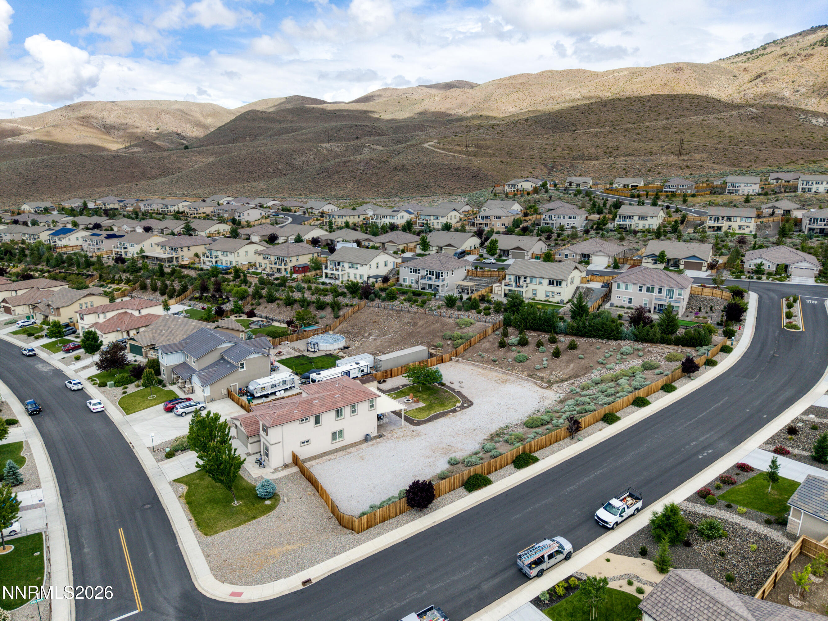 10150 Barrel Racer Drive Reno, NV 89521 - Photo 63 of 64 an aerial view of residential houses with outdoor space