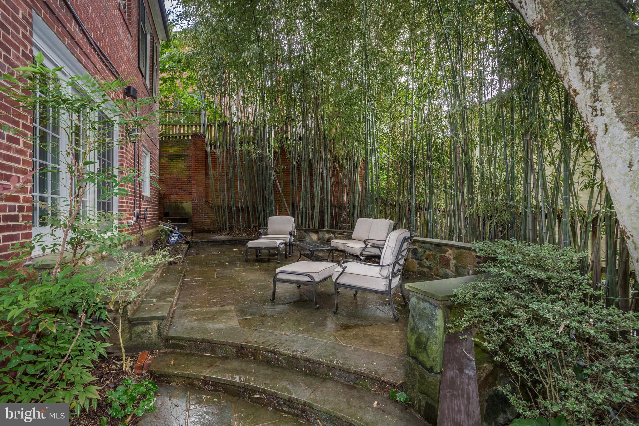 4700 Reservoir Road Northwest Washington, DC 20007 - Photo 28 of 36 a view of backyard with furniture and garden